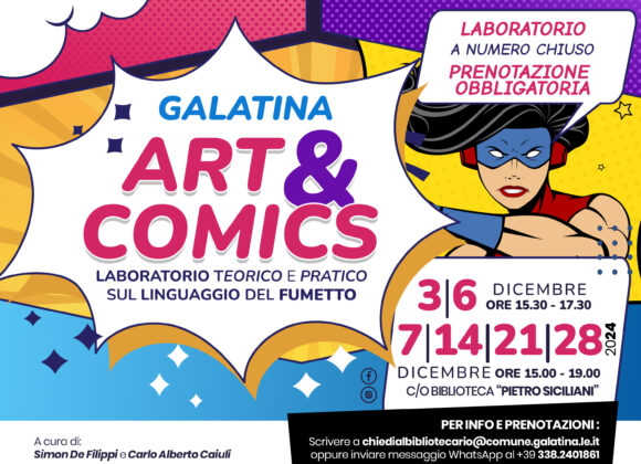 Biblioteca “P. Siciliani” – 3 Dic – Galatina Art & Comics