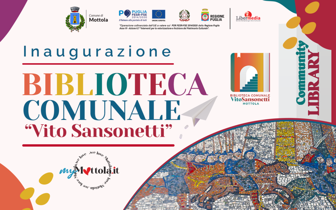 30 DIC | INAUGURAZIONE COMMUNITY LIBRARY MOTTOLA