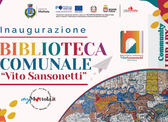 30 DIC | INAUGURAZIONE COMMUNITY LIBRARY MOTTOLA